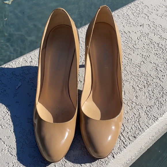 LK Bennett Tan Patent Leather Heels, Court Shoes - Size EUR 40 or US 9 - Picture 2 of 12
